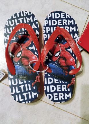 В'єтнамки на хлопчика, шльопанці спайдермен, spiderman