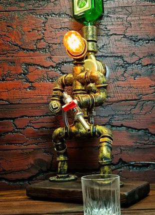 Чоловічий подарунок , кран-дозатор для алкоголю "пожежник із лічильником"/наливатор/оригінальний подарунок!