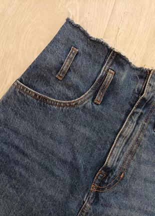 Классная джинсовая юбка stradivarius, размер 36.5 фото
