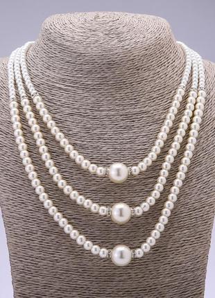 Колье жемчужное