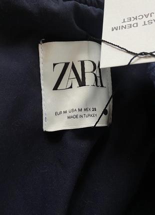 Крутезний джинсовий бомбер zara10 фото