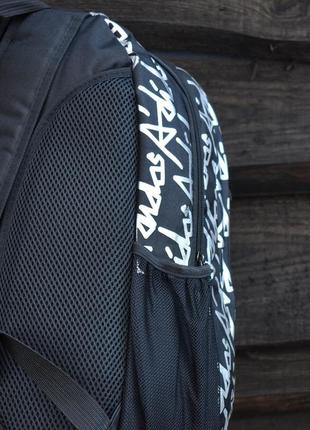 Рюкзак adidas black портфель черный сумка ранец  для школы женский / мужской7 фото