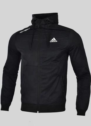 Куртка вітровка чоловіча friday adidas чорний