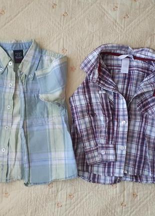 Комплект из двух рубашек на 12-24 мес