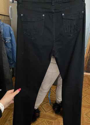 Штани джинсові чорні2 фото