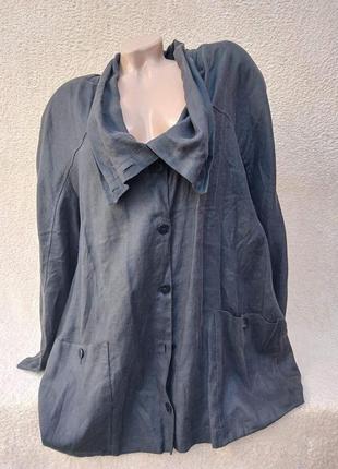 Пиджак с карманами,р58-601 фото
