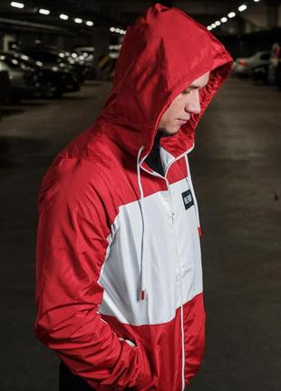 Куртка мужская tommy hilfiger red спортивная ветровка повседневная весення курточка томми хилфигер4 фото