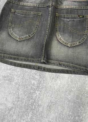 Оригінальна жіноча спідниця джинсова lee3 фото