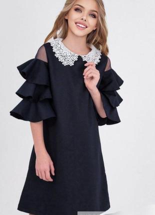 Екслюзивна дитяча-підліткова сукня з воланами. роздріб/опт2 фото