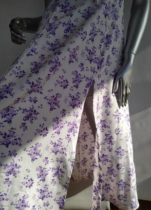Плаття, сукня міді в квіти shein5 фото