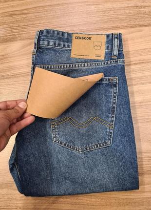 Чоловічі джинси осінь 💯% котон (з легка подзауженные)