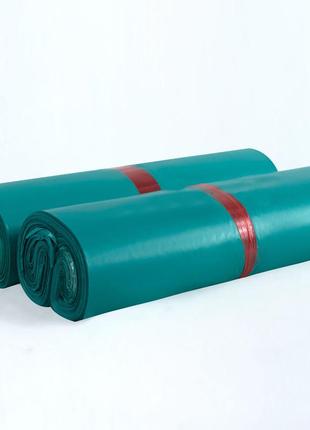 Пакети кур'єрські поліетиленові (приблизно a4) 25х35 см 100 шт, зелений (mrk2240)