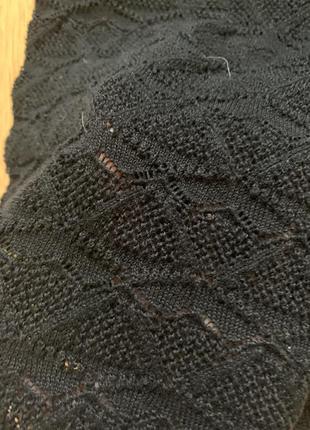 Модные сексуальные ажурные кружевные вязаные брюки лосины черные летние zara пляжные шорты голые5 фото