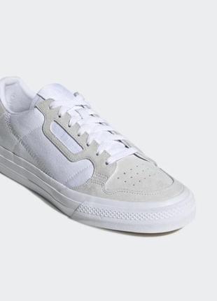 Білі кеди оригінал кросівки adidas continental 80 vulc белые кеды кроссовки7 фото