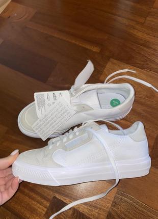 Білі кеди оригінал кросівки adidas continental 80 vulc белые кеды кроссовки5 фото