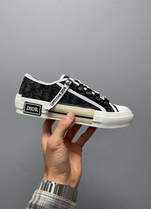 Кросівки dior b23 low logo black3 фото