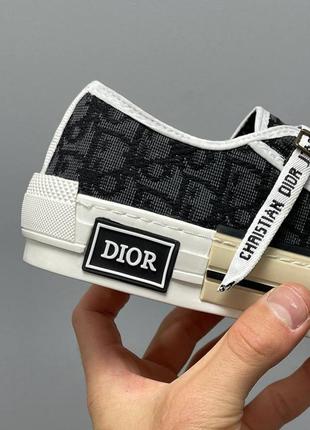 Кросівки dior b23 low logo black7 фото