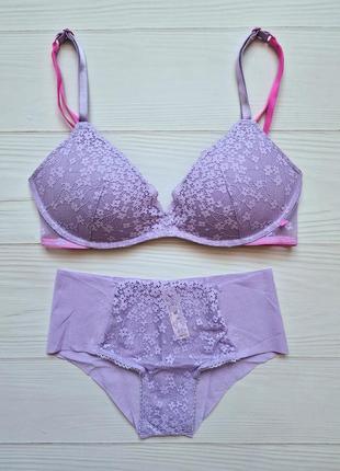 Комфортний комплект білизни пуш-ап victoria's secret оригінал