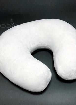 Плюшевий комплект на кушетку плед чохол подушка рогалик