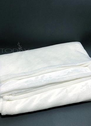 Плюшевий комплект на кушетку плед чохол подушка рогалик