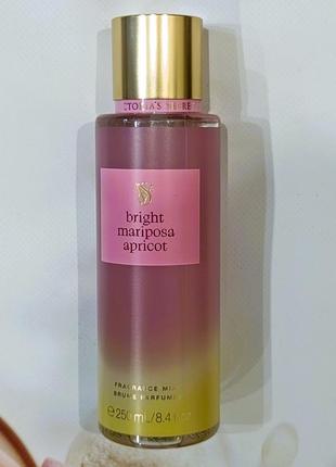 Парфумований спрей для тіла victoria's secret  bright mariposa apricot