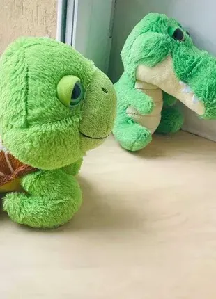 М'яка іграшка "крокодил+черепаха"2 фото