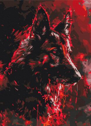 Картина за номерами рубіновий страж (bs53942) brushme 40x50 см