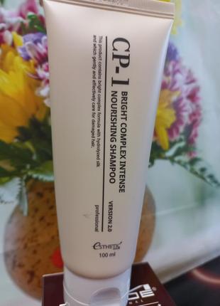 Шампунь для волосся відновлювальний esthetic house cp-1 bright complex intense nourishing shampoo, 100ml