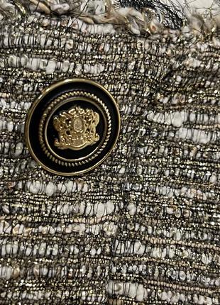 Жакет пиджак бренд zara в стиле chanel5 фото