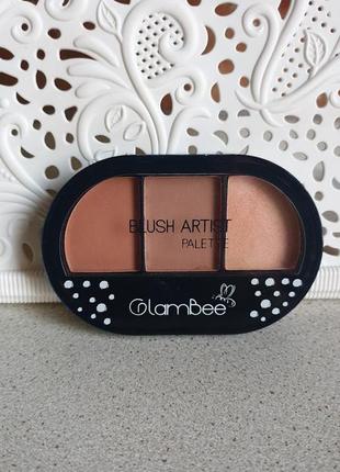 Glambee blush artist palette палітра рум'ян