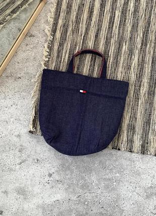 Vintage tommy hilfiger tote bag винтаж сумка шопер томми хилфигер