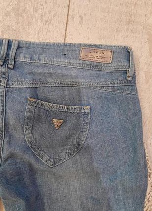 Стильні брендві джинси ажурна вставка4 фото