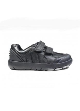 Кросівки натуральна шкіра бренду clarks rex stride uk 10,5 eur 28,5