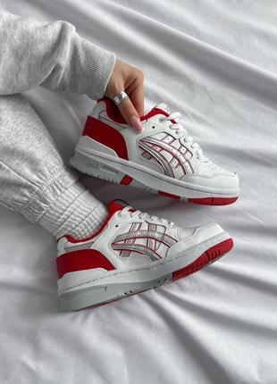 Кросівки asics ex89 white red ex 893 фото