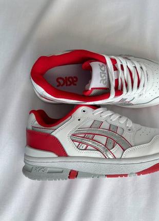 Кросівки asics ex89 white red ex 892 фото