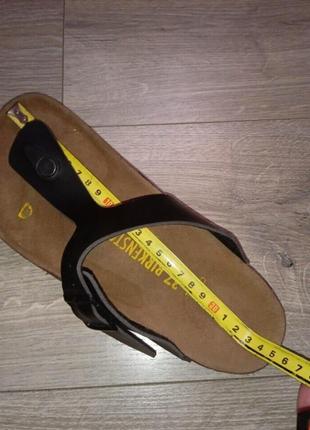 Шльопанці шкіра ортопедичні birkenstock німеччина розмір 37-24см5 фото