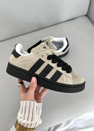 Adidas campus light grey жіночі повсякденні трендові кросівки демі весна осінь замша демисезонные стильные кроссовки