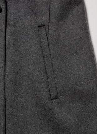 Пальто оверсайз суміш вовни uniqlo8 фото