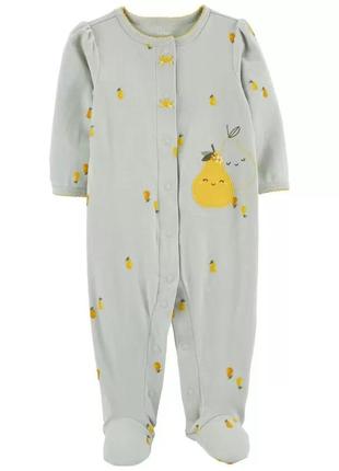 Бавовняний чоловічок carters sleep & play, 3m, 6m, 9м