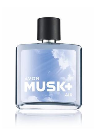 Туалетна вода avon musk air+ для нього, 75 мл