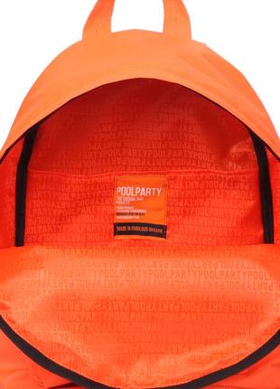 Міський рюкзак poolparty помаранчевий4 фото