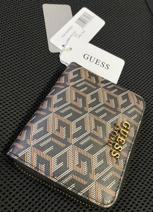 Женский кошелек guess gc850037 black logo1 фото