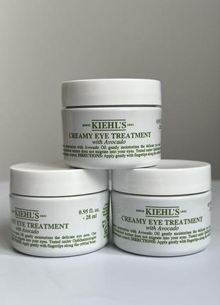 Крем для шкіри навколо очей kiehl's since 1851 creamy eye treatment with avocado kiehls 28 мл крем з авокадо під очі kiehls eye cream 28ml4 фото