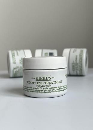 Крем для шкіри навколо очей kiehl's since 1851 creamy eye treatment with avocado kiehls 28 мл крем з авокадо під очі kiehls eye cream 28ml9 фото