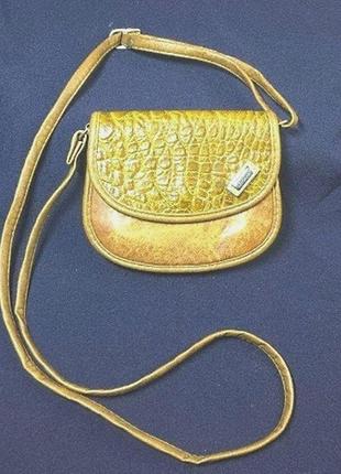 Маленькая модная сумочка-кошелек на три отделения helene, 19х17см2 фото
