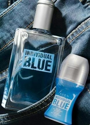 Avon individual blue набір туалетна вода та антиперспірант в наявності1 фото