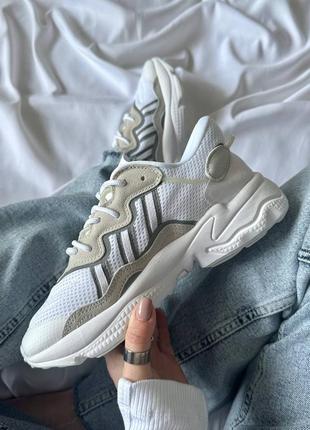 Кросівки adidas ozweego white7 фото