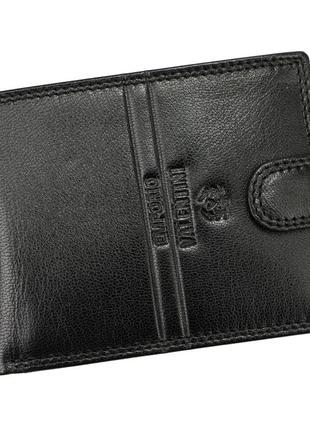 Чоловічий шкіряний гаманець emporio valentini 39 260 чорний -