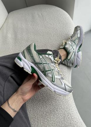 Кросівки asics gel-1130 silver green4 фото