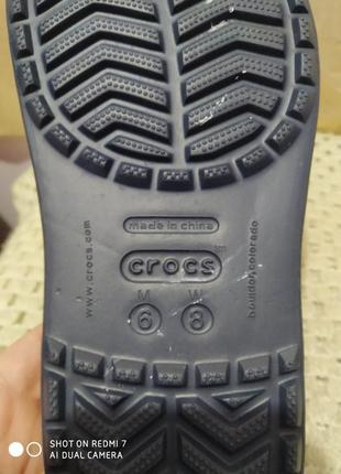 Шльопанці сланці crocs m6 w87 фото